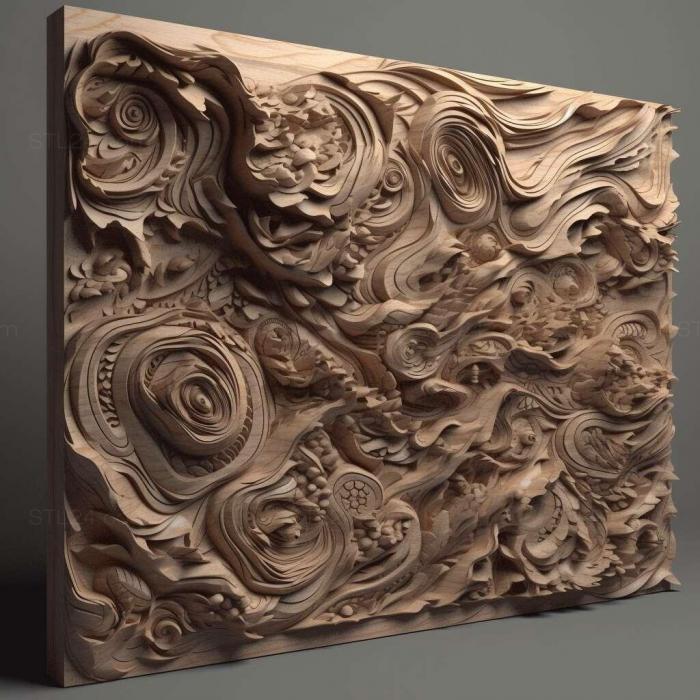 Patterns and decorations (stl Lagynodes 4, PATTERN_1632) 3D models for cnc